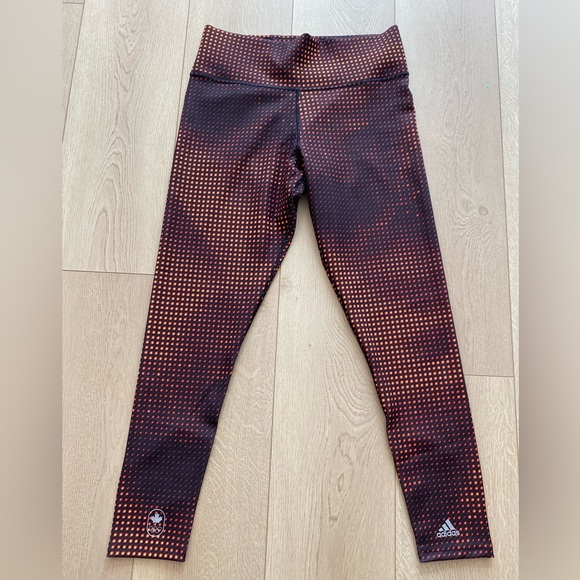 Adidas Team Canada Techfit Tights, Size M - Picture 6 of 10